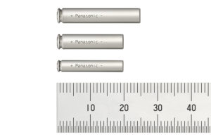 Panasonic unveils new lithium ion pin batteries for wearables