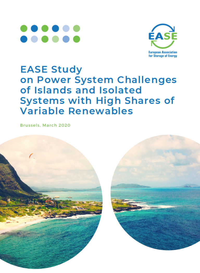 EASE Study on Power System Challenges of Islands and Isolated Systems