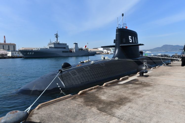 Japanese newest Li-Ion battery-equipped submarine arrives at homeport