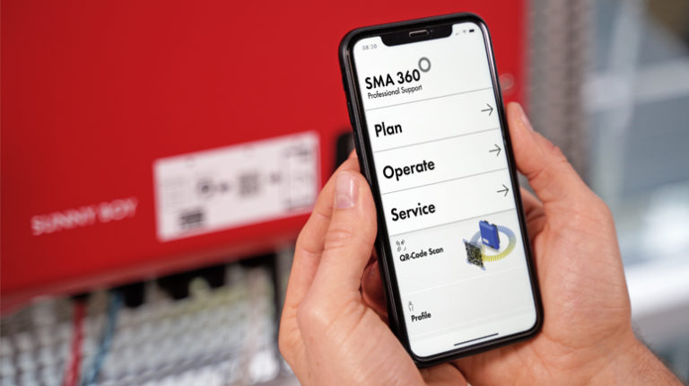 SMA 360°, new app offers all-round support for PV solar power professionals