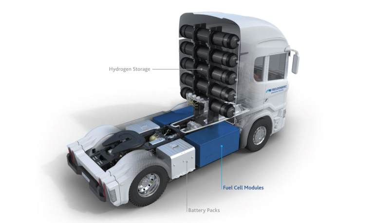 Freudenberg Sealing Technologies and Quantron AG collaborate on fuel cell systems for heavy-duty trucks