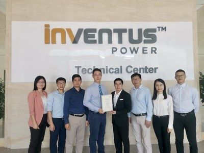 Inventus Power obtains Customer Testing Facility (CTF) lab qualification from TUV Rheinland