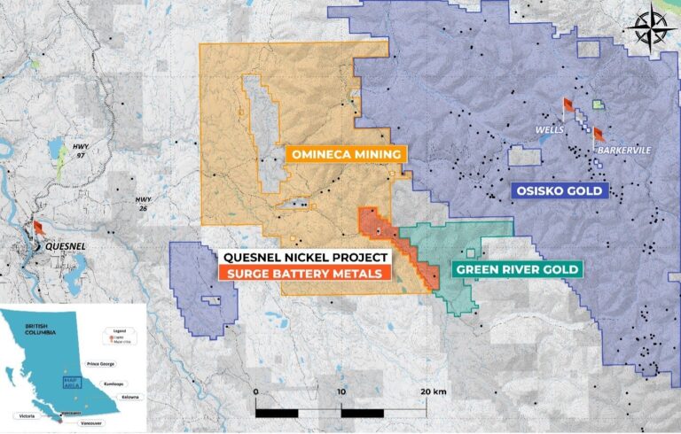 Surge Battery Metals acquires Quesnel Nickel Project