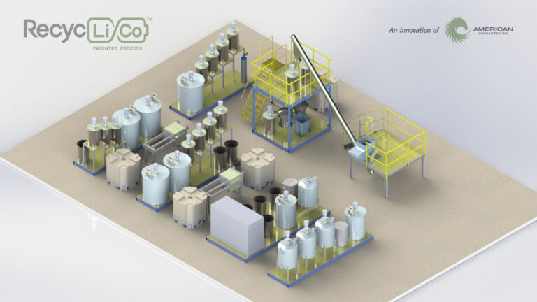 American Manganese advances demonstration plant for lithium-ion battery recycling and upcycling project