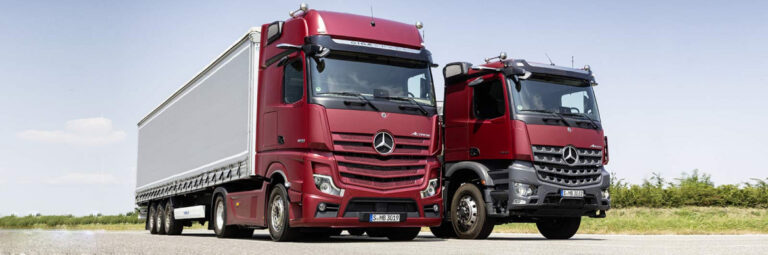 Mercedes-Benz Trucks presenting several fully battery-electric trucks for construction applications at Bauma